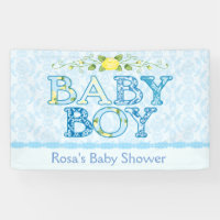 Bébé, baby shower chic de pays