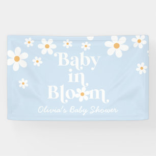 Banderoles Bébé en fleur ! Baby shower de bouho Retro Daisy