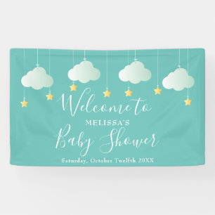 Banderoles Bébé Paillettes Fête Prénatale / Bienvenue