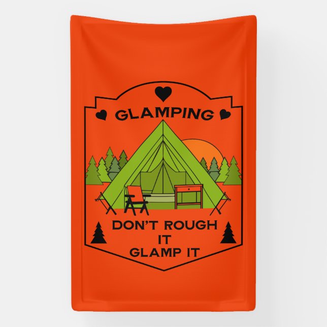Banderoles Bell Tent Glamping (Verticale)
