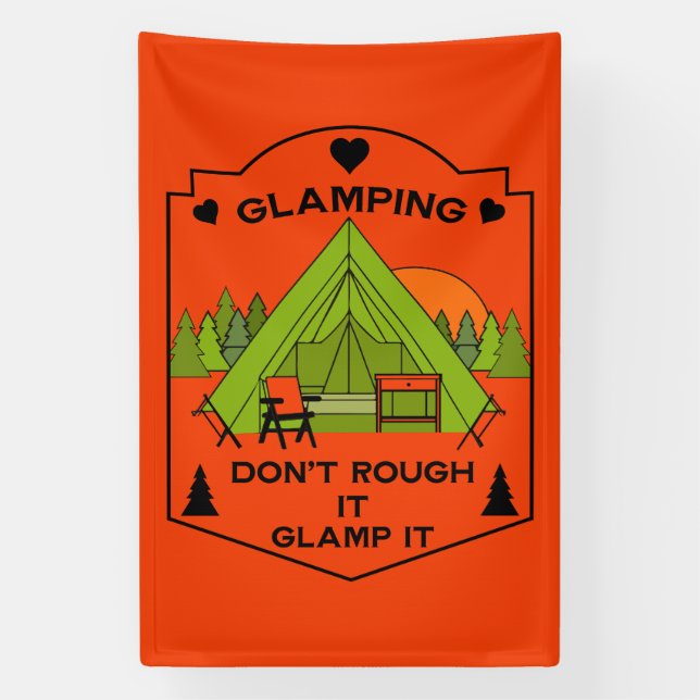 Banderoles Bell Tent Glamping (Verticale)