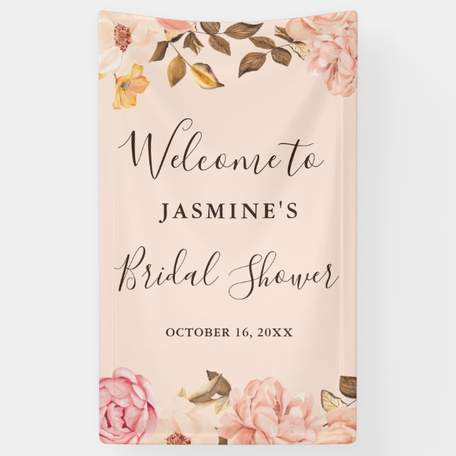 Banderoles Belle Fête des mariées Rose rose pâle (Vertical)