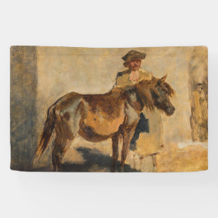 Banderoles Berger avec un cheval (Équin)