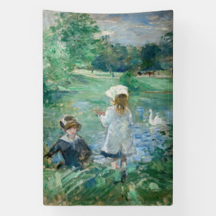 Banderoles Berthe Morisot - À côté d'un lac