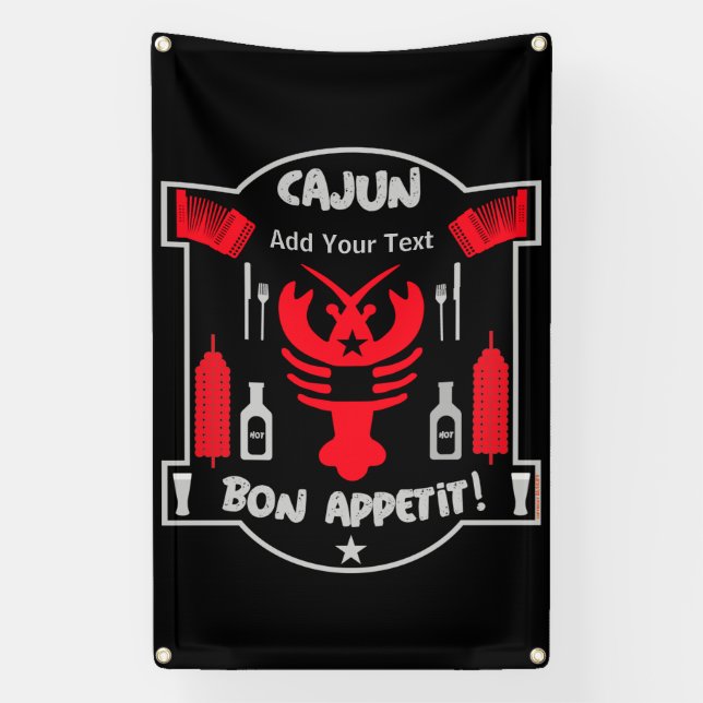 Banderoles Best Cajun Cooks    Apron (Verticale)