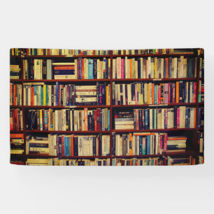 Banderoles Bibliothèque étagères