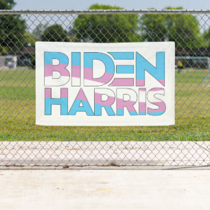 Banderoles Biden Harris Fierté Trans