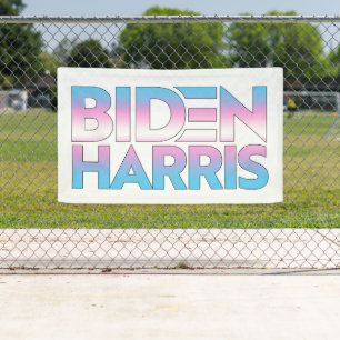 Banderoles Biden Harris Fierté Trans