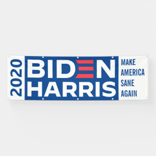 Banderoles Biden Harris Personnalisé Légende Élection du p