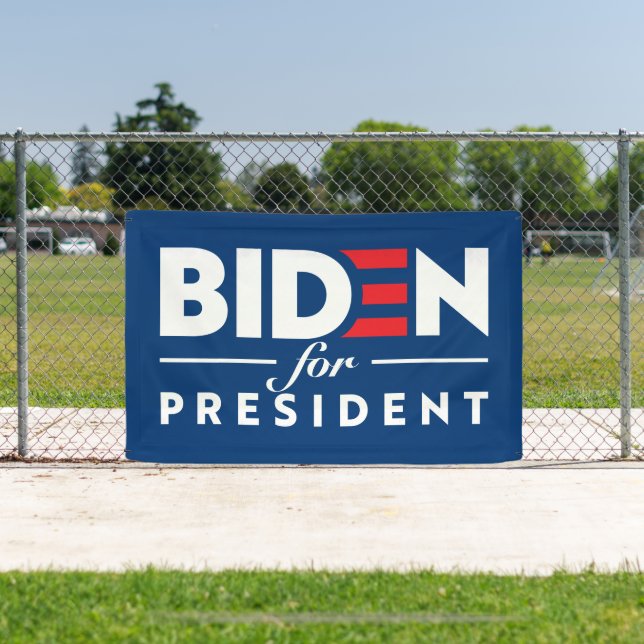 Banderoles Biden Pour Président 2024 (Insitu)
