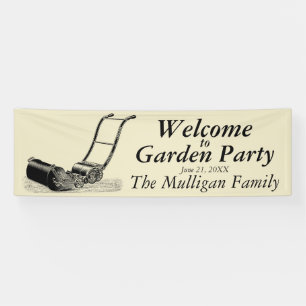 Banderoles Bienvenue à Garden Party Custom Outdoor Banner