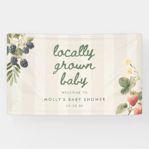 Banderoles Bienvenue à la Baby Shower Moderne "Produits Locau
