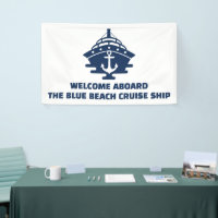 Bienvenue à la croisière de plage d'ancre nautique