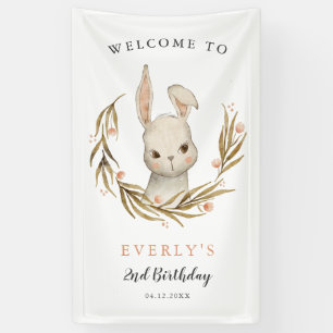 Banderoles Bienvenue à la fête d'anniversaire de la fille d