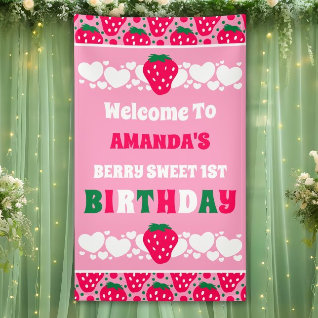 Banderoles Bienvenue à la fête du premier anniversaire de fra (Créateur téléchargé)