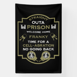 Banderoles Bienvenue À La Maison De La Prison