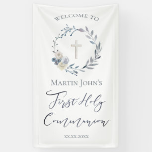 Banderoles Bienvenue à la première communion 