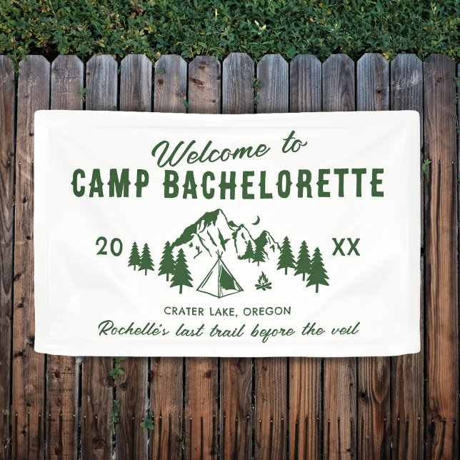 Banderoles Bienvenue au Camp Bachelorette (Créateur téléchargé)