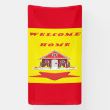 Bienvenue chez vous avec la maison rouge couleurs 