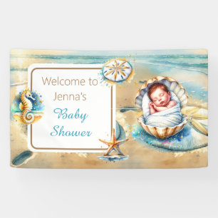 Banderoles Bienvenue dans le Baby shower personnalisé