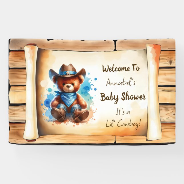 Banderoles Bienvenue dans notre Baby shower Personnalisé (Horizontal)