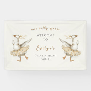 Banderoles Bienvenue en aquarelle pour les 3 ans de Silly Goo