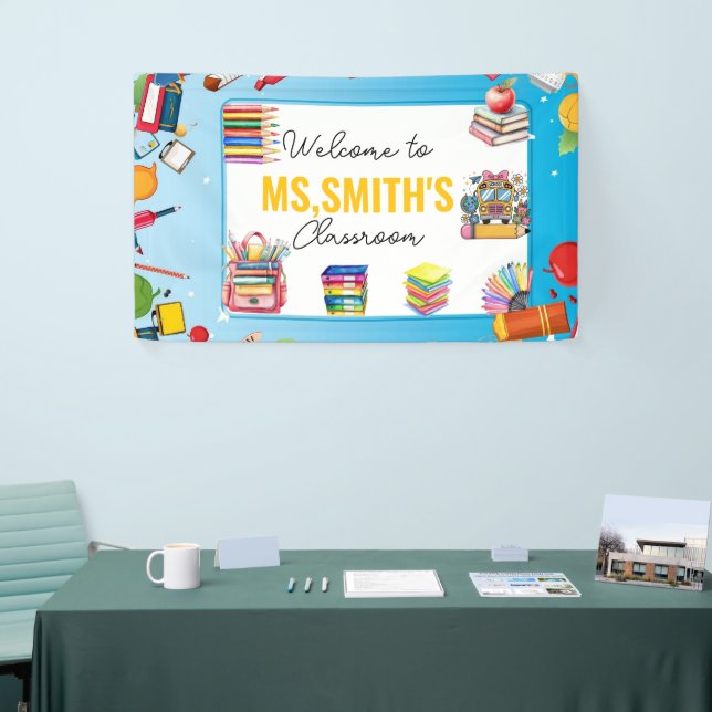 Banderoles Bienvenue en classe Retour à l'école (Salon professionnel)