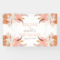 Bienvenue Pampas Baby shower de fleurs d'orchidées