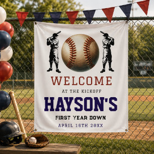 Banderoles Bienvenue pour le 1er anniversaire de First Year D