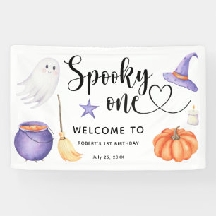 Banderoles Bienvenue pour le 1er anniversaire de Spooky One H