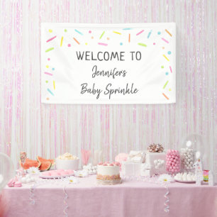 Banderoles Bienvenue Rainbow Baby Sprinkl