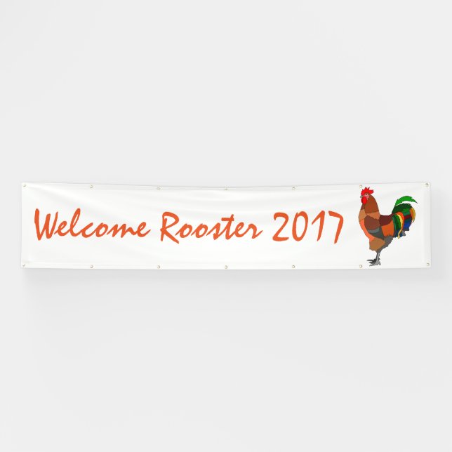 Banderoles Bienvenue Rooster 2017 (Horizontal)