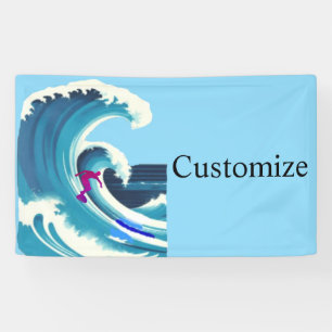 Banderoles Big Wave Surfer Thunder_Cove