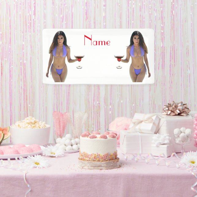 Banderoles Bikini brun beauté Thunder_Cove (Fête)