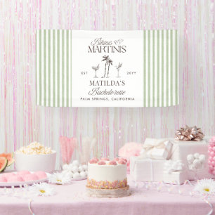 Banderoles Bikinis et martinis Élégante bachelorette vintage