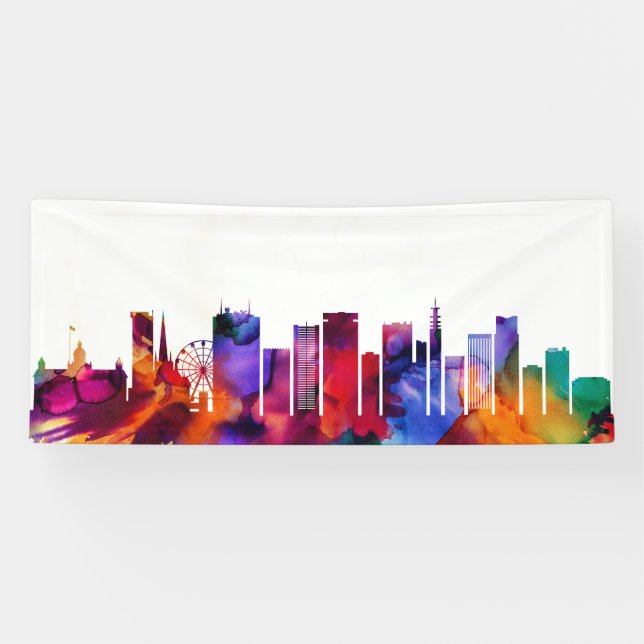 Banderoles Birmingham Skyline (Horizontal)