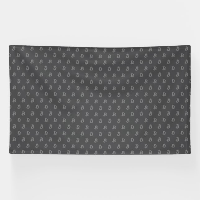 Banderoles Bitcoin Gris (Horizontal)