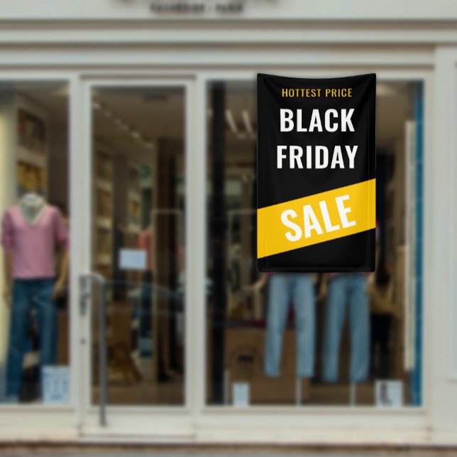 Banderoles Black Friday VENTE Publicité (Black Friday SALE Business Promotion Ads Banner)