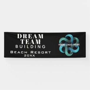 Banderoles Black Team Building - Logo de la compagnie Dream T