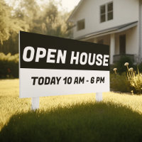 Black & White Open House l Immobilier