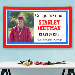 Banderoles Blancs rouges et bleus - photo One