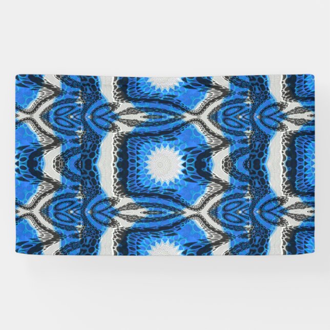 Banderoles Bleu atomique (Horizontal)