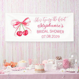 Banderoles Blush Pink Bow Elle attache la Fête des mariées de