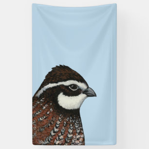 Banderoles Bobwhite Quail Head