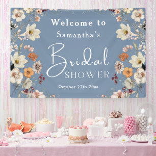 Banderoles Boho Fleur de Sauvage Rustique Lavande Mariage