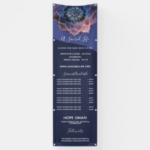 Banderoles Boho Nebula Mandala, Mystique