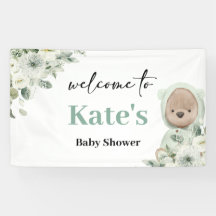 Boho Teddy Bear Baby shower d'attente d'attente ar
