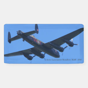 Banderoles bombardier Lancaster Avro. RAF. 1942