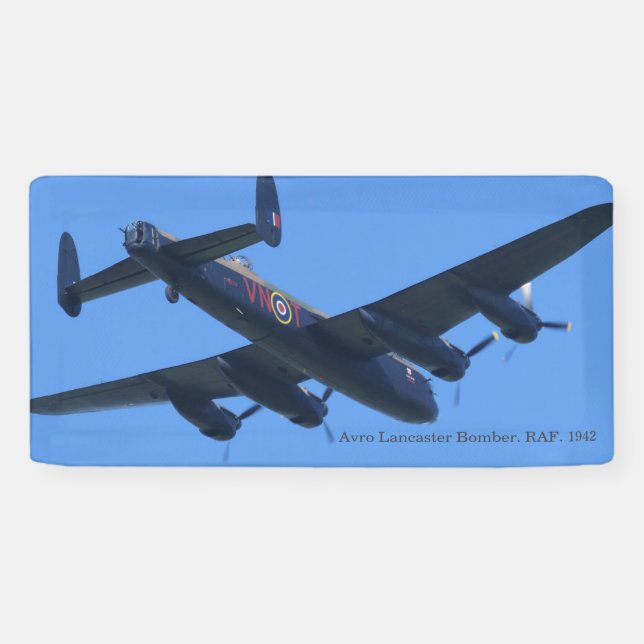 Banderoles bombardier Lancaster Avro. RAF. 1942 (Horizontal)