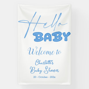 Banderoles Bonjour bébé Élégante Baby Shower